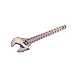 Adjustable End Wrenches, 12 in Long, 1 1/2 in Opening, Corrosion Resistant