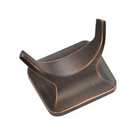 Boston Harbor 3653-35-07 Double Robe Hook, 2-Hook, Zinc, Venetian Bronze, Wall Mounting