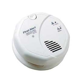 FIRST ALERT SC7010BV Carbon Monoxide Alarm, 10 ft, 85 dB, Alarm: Audible, Electrochemical, Photoelectric Sensor
