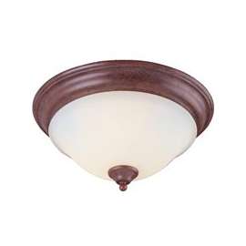 Boston Harbor BRT-ATE1013-RB Three Light Flush Mount Ceiling Fixture, 120 V, 60 W, 3-Lamp, A19 or CFL Lamp