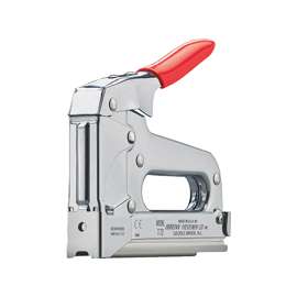 Arrow T72 Insulated Fastener Wire Tacker, 31/64 to 11/32 in W Crown, 13/64 to 11/32 in L Leg, Steel Staple, White