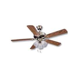 Boston Harbor Ceiling Fan Light Kit, Candelabra, 3, 60 W Lamp, Antique Brass, 17-1/4 In H X 52 In W