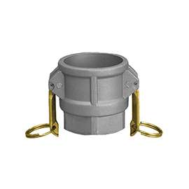 ABBOTT RUBBER QD-200-DC Hose Coupling, 2 in, FNPT, Die-Cast Aluminum