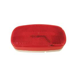PM V180R Marker Light, 12 V, LED Lamp, Red Lens, Surface Mounting