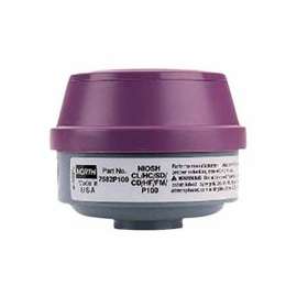 Combination Gas and Vapor Cartridges, Acid Gas, P100
