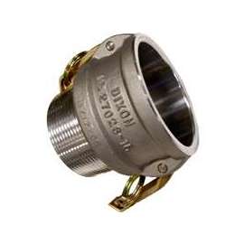 ABBOTT RUBBER QB-300-DC Hose Coupling, 3 in, MNPT, Aluminum