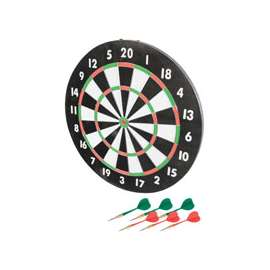 Franklin Sports 3600 Dartboard, Paper, Black/White