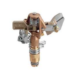 Orbit WaterMaster 55032 Impact Sprinkler with Single Nozzle, 1/2 in Connection, 20 to 40 ft, Brass