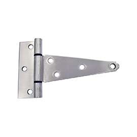ProSource HTH-G08-C2PS T-Hinge, Galvanized Steel, Galvanized Brass Pin, Fixed Pin, 180 deg Range of Motion