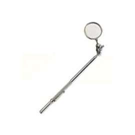 GENERAL 70555 Utility Inspection Mirror, Round Mirror, 1-3/8 in Dia Mirror, Glass Mirror, 27-1/2 in OAL