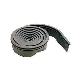 Prime-Line M 6040 Shower Door Bottom Sweep, Swinging, Vinyl, Gray, For: Hinged Shower Doors