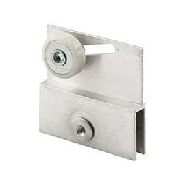 Prime-Line M 6054 Shower Door Top Bracket, Aluminum, Chrome, For: Frameless Shower Doors