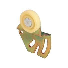 Prime-Line N 6841 Door Roller, 7/8 in Dia Roller, 1/4 in W Roller, Steel, 1-Roller