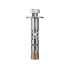 COBRA ANCHORS 617R Sleeve Anchor, 1/2 in Dia, 2-3/4 in L, 1525 lb, Steel, Plated