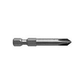 Phillips Power Bits, #2, 1/4 in Drive, 6 in OAL, 2 in Turned Length