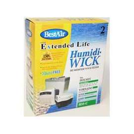 BestAir H55-C Wick Filter, 9-1/4 in L, 1-5/8 in W, White