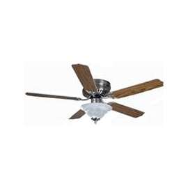 Boston Harbor Ceiling Fan Light Kit, 120 Vac, 60 Hz, 190 W, Candelabra, 2, 60 W Lamp, Brushed Nickel
