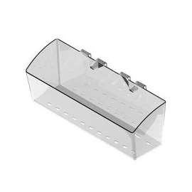 Southern Imperial Visi-Bin RPDMP-140405-FR Fastrack and Crossbar Basket, Plastic, 4 in L, 14 in W, 5 in H