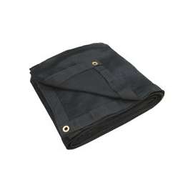 ProSource 742718 Mesh Tarpaulin, 10 ft L, 8 ft W, Polypropylene, Black