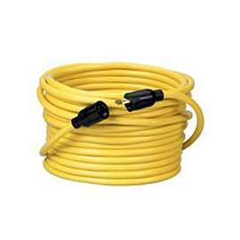 CCI 090288802 Extension Cord, 12 AWG Cable, 50 ft L, 20 A, 125 V, Bright Yellow