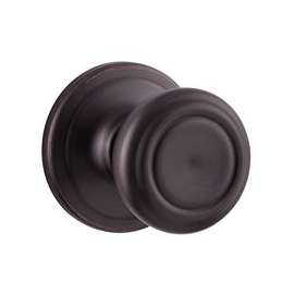 Kwikset 97880-745 Dummy Door Knob, 2-1/8 in Dia Knob, Venetian Bronze