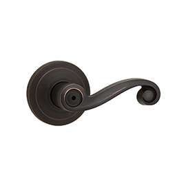 Kwikset Signature Series 740LL-11P SMT 6AL Entry Lever Lockset, Metal, Venetian Bronze