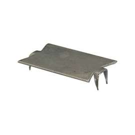 Halex 62800 Nail Plate, 1-1/2 in L, 2-1/2 in W, Aluminum
