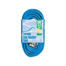CCI 2435 Extension Cord, 16 AWG, Blue Jacket