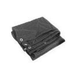 ProSource 2390B Mesh Tarpaulin, 16 ft L, 12 ft W, Polypropylene, Black