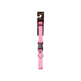 LupinePet 57502 Adjustable Dog Collar, Nylon, Pink