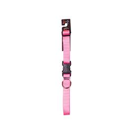 LupinePet 57553 Adjustable Dog Collar, Nylon, Pink