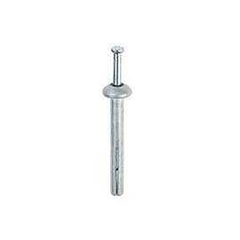 RED HEAD Hammer-Set 35303 Anchor, 1/4 in Dia, 1-1/2 in L, Steel, Zinc