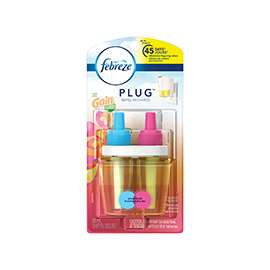 febreze PLUG 90497 Air Freshener Oil Refill, 45 Days of Freshness, 26 mL, Island Fresh