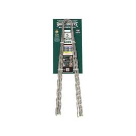 RANCHMATE STE-14-9C Twist End, Small, Steel, Green, Galvanized, For: 14 ga Barbed Wire, 9 ga Smooth Wire