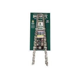 RANCHMATE STE-155-10C Twist End, Small, Steel, Black, Galvanized, For: 15.5 ga Barbed Wire, 10 ga Smooth Wire