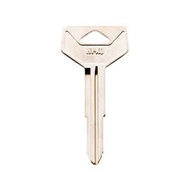 HY-KO 11010B55 Key Blank, Brass, Nickel