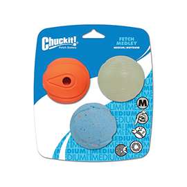 Chuckit! 0520520 Dog Toy, M, Natural Rubber, Multi-Color