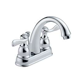 DELTA Windemere B2596LF Bathroom Faucet, 2-Faucet Handle, 5-7/8 in H Spout, Brass, Chrome