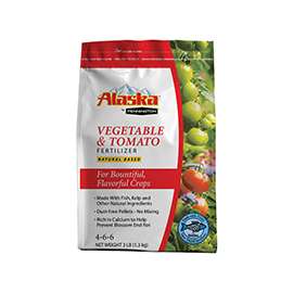 Alaska 100504561 Dry Fertilizer, Alfalfa, Low Fish, 3 lb Bag
