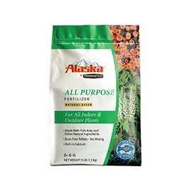 Alaska 100504562 Dry Fertilizer, Alfalfa, Slight Fish, 3 lb Bag