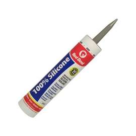 Red Devil 081650 Silicone Sealant, Gray, -60 to 400 deg F, 9 fl-oz Cartridge