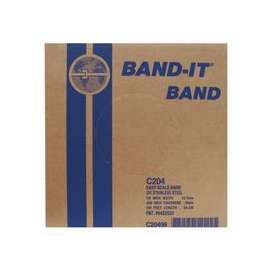 Stainless Steel Bands, 1/2 in x 100 ft, 0.03 in Stainless Steel 201