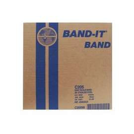 Stainless Steel Bands, 5/8 in x 100 ft, 0.03 in Stainless Steel 201
