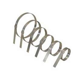 Junior Smooth I.D. Clamps, 1 in Dia, 3/8 in Wide, Galvanized Carbon Steel