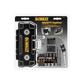 DeWALT DWMTCIR20 Screwdriver Bit Set, 20-Piece, Heavy-Duty, Alloy Steel, Black Oxide
