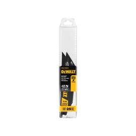 DeWALT DWA4186B25 Reciprocating Saw Blade, 1 in W, 6 in L, 14/18 TPI