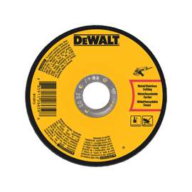 DeWALT DWA8050 Cut-Off Wheel, 4 in Dia, 0.045 in Thick, 5/8 in Arbor, Aluminum Oxide Abrasive