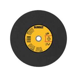 DeWALT DWA8032 Cutting Wheel, 12 in Dia, 1/8 in Thick, 1 in Arbor, Coarse, Aluminum Oxide Abrasive
