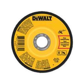 DeWALT DWA4510 Grinding Wheel, 4 in Dia, 1/8 in Thick, 5/8 in Arbor, 24 Grit, Very Coarse, Aluminum Oxide Abrasive