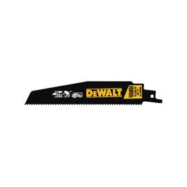 DeWALT DWA4176B25 Reciprocating Saw Blade, 1 in W, 6 in L, 10 TPI